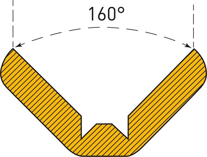Actual product image Moravia MORION edge protection angle 26/14