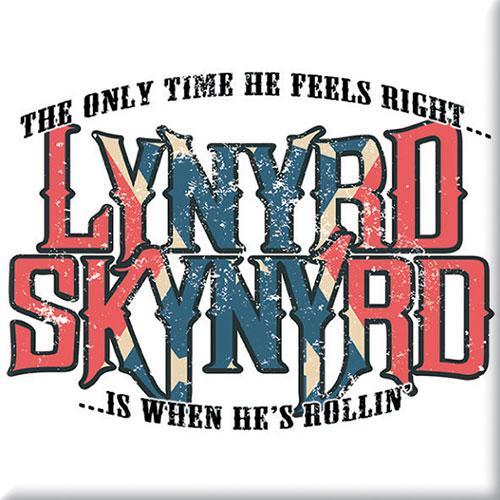 Produktbild Lynyrd Skynyrd Nur wenn er sich richtig fühlt Kühlschrankmagnet (1 x)
