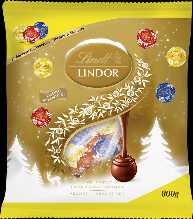 Produktbild Lindt Mini Lindor Assortiert Weihnachten (800 g)