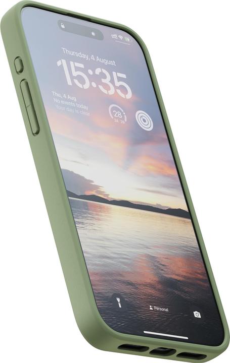 Image du produit Njord Suede MagSafe Case for iPhone 15 Pro Max, Olive (Apple iPhone 15 Pro Max)