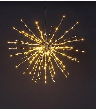 Actual product image Lotti Star 'Twig Ball' 200 warmw LED BRAA 200H 33252