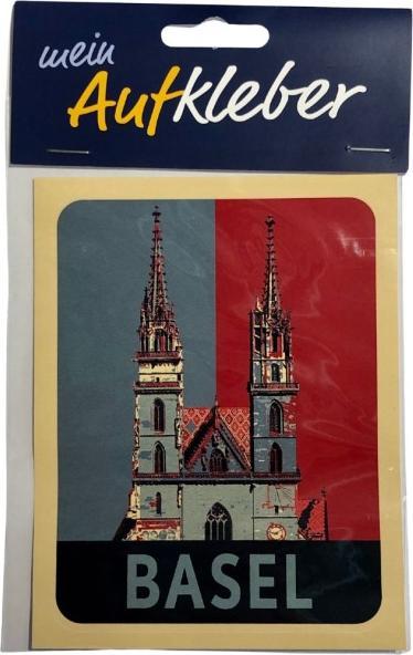 Actual product image CreaDiva Sticker City-Concept Basel Minster - RGB