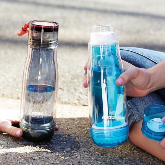 Immagine prodotto ZOKU Bottiglia di vetro con anima 475ml verde (0.48 l)