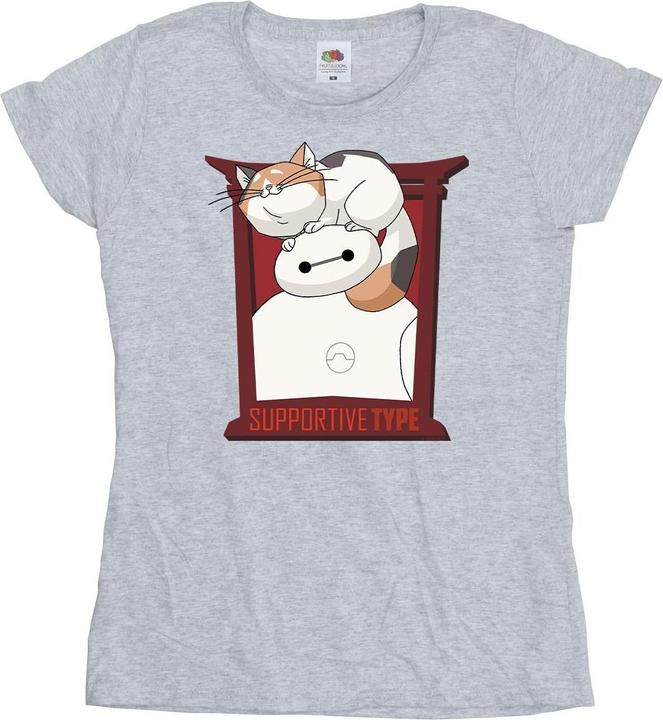 Image du produit Disney - T-shirt BIG HERO BAYMAX FRAME SUPPORT - Femme (XL)
