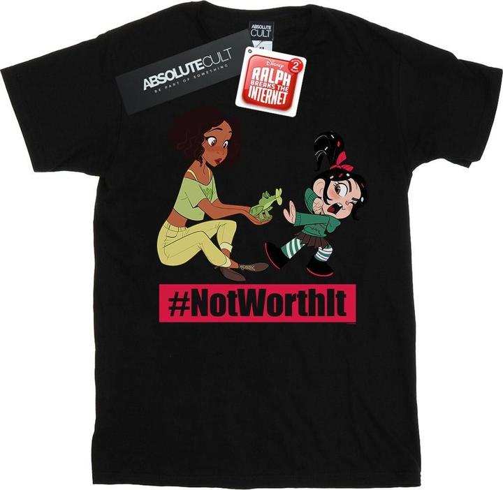 Actual product image Disney Mens Wreck It Ralph Tiana And Vanellope T-Shirt (XL)