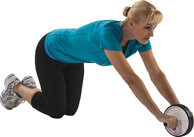 Actual product image Tunturi Double Exercise Wheel Ab Roller