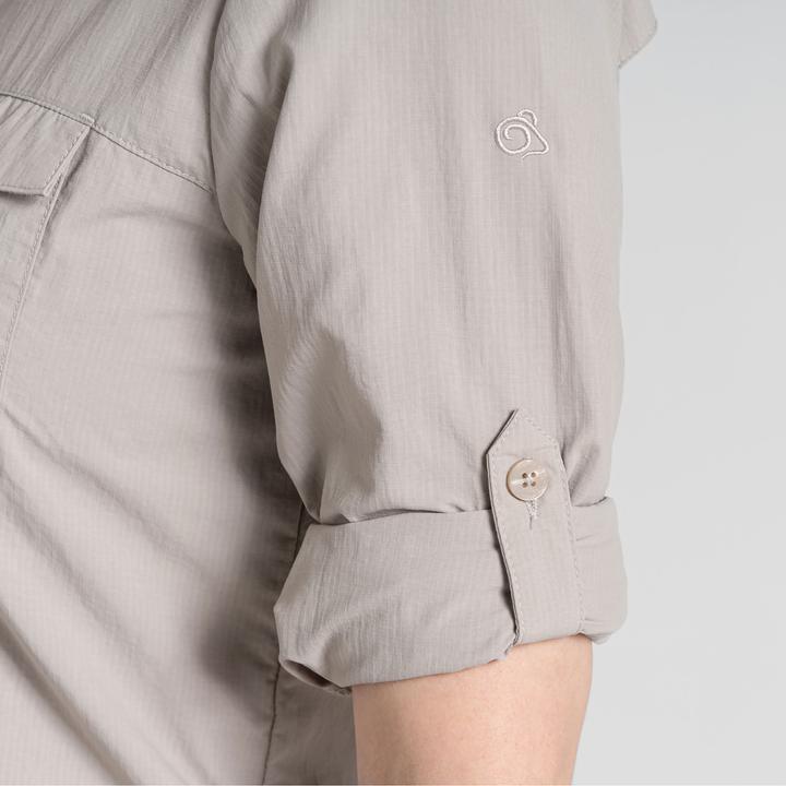 Actual product image Craghoppers Women's Nosilife Adventure Langarm Bluse III (14, L)