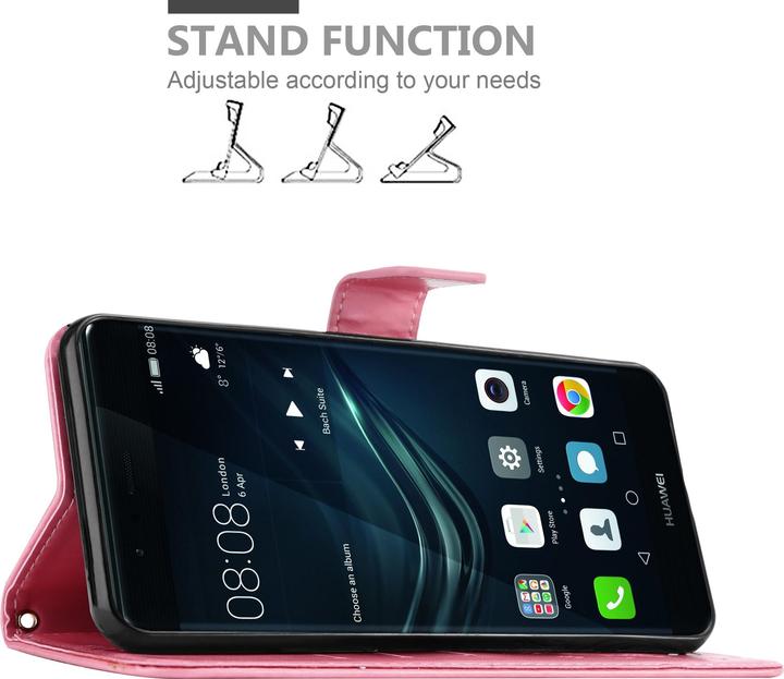 Actual product image Cadorabo Flower Book Cover (Huawei P9)