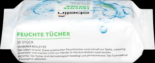 Produktbild dm ebelin Erfrischungstücher (75 Stück)