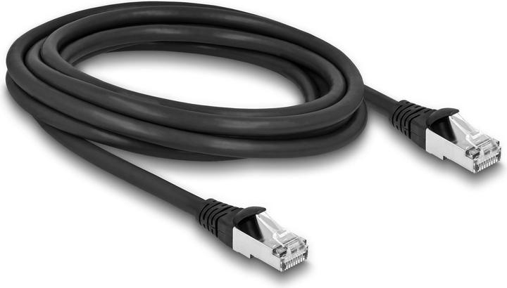 Immagine prodotto Delock Cavo di rete RJ45 Cat.6A S/FTP PUR Outdoor 3 m nero (S/FTP, CAT6a, 3 m)