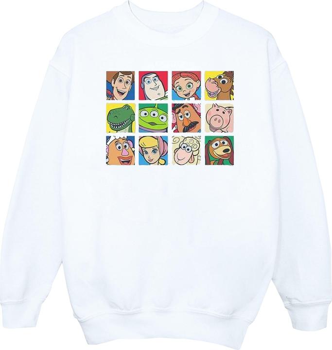 Actual product image Disney Womens/Ladies Toy Story Character Squares Sweatshirt (L)