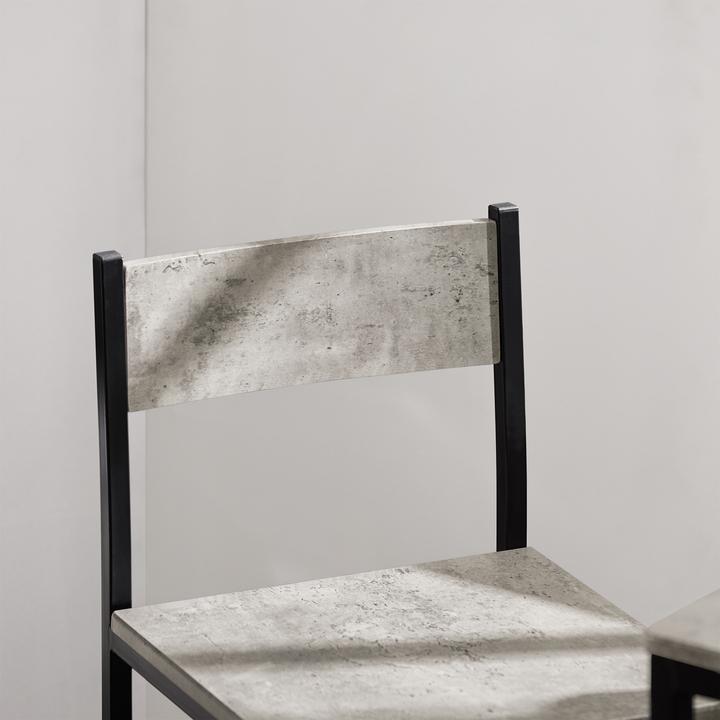 Immagine prodotto SoBuy Tavolo da bar con 2 sgabelli (89 x 45 x 87 cm)
