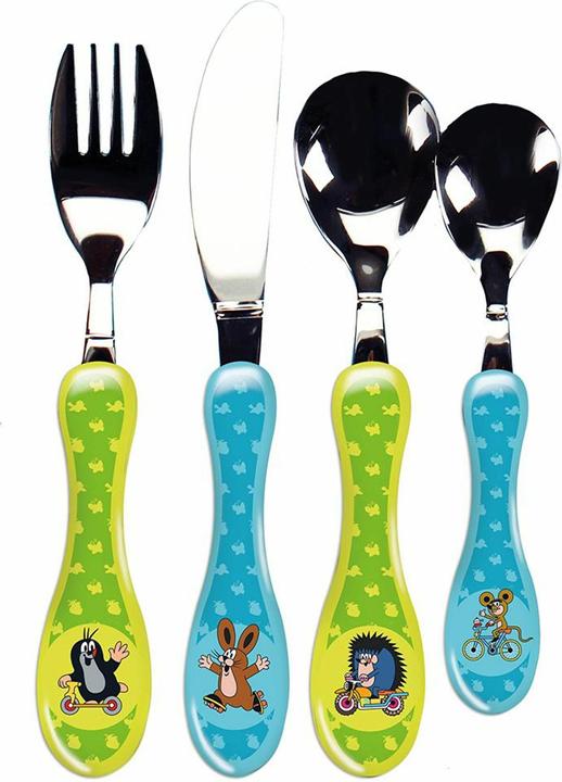 Actual product image Magni Trötsch The Little Mole Cutlery Set Mole Vehicles