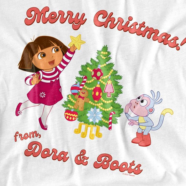 Produktbild Dora The Explorer Happy Holidays TShirt (S)