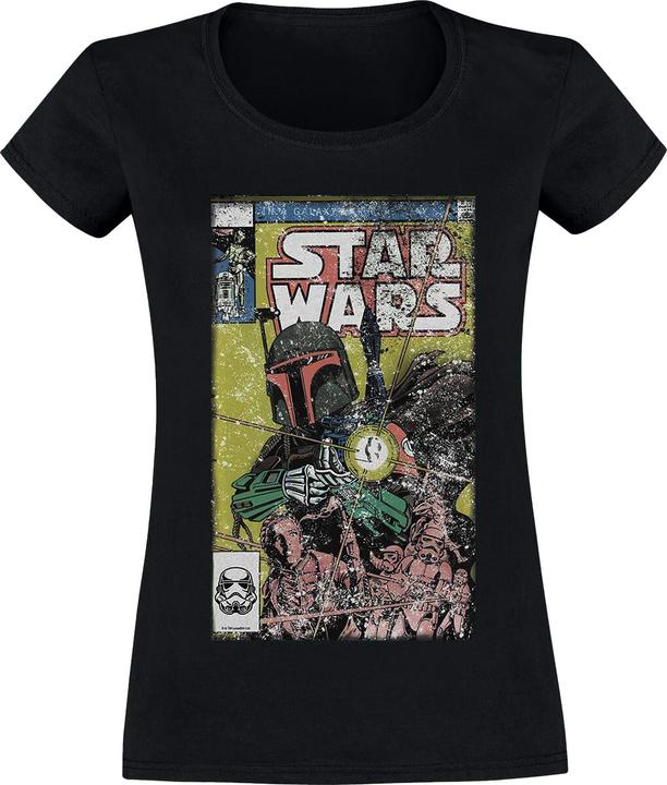 Star Wars Boba Fett Comic TShirt aus Baumwolle