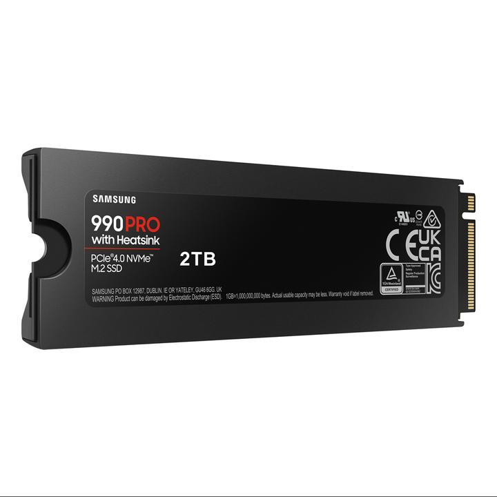 Image du produit Samsung 990 Pro with Heatsink (2000 Go, M.2 2280)