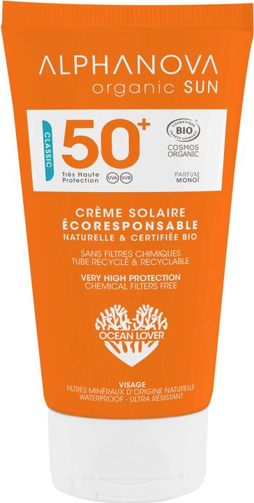 Produktbild Alphanova SUN Sonnencreme Monoï Bio SPF50+ 50 ml (Sonnencreme Gesicht, SPF 50+, 50 ml, 73 g)