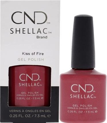 Produktbild CND Shellac Night Moves UV Color Coat Kiss On Fire 7.3 ml (UV-Gel Lack)