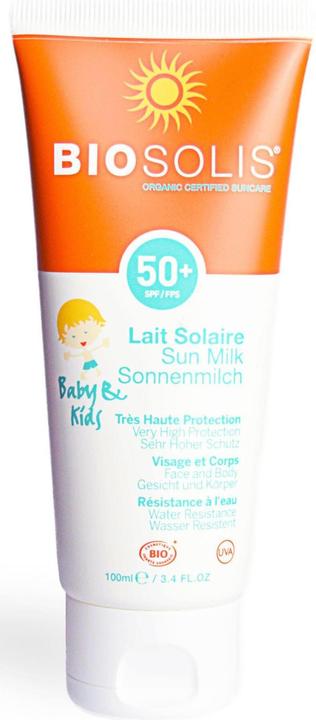 Actual product image Biosolis Baby & Kids (Suntan lotion, SPF 50, 100 ml, 151 g)