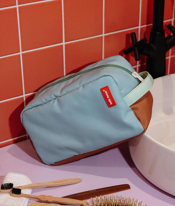 Immagine prodotto Hello Hossy Mini Yosemite Kulturbeutel - Braun / Blau / Grün (4.90 l)