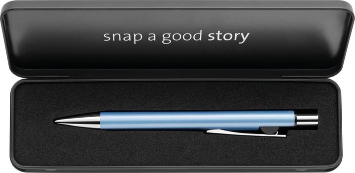 Actual product image Pelikan Ballpoint pen Snap Metalic K10 Frost blue in case (Frost blue, Blue, 1 x)