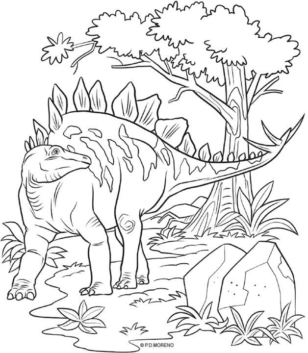 Actual product image Panini Dinosaurs by P.D. Moreno: Dinosaur sticker and colouring fun