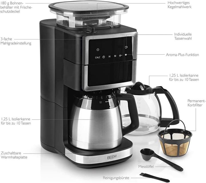 Actual product image Beem Filterkaffeemaschine mit Kaffeemühle