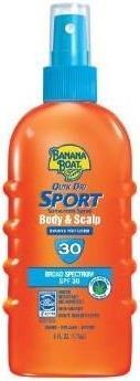 Produktbild Banana Boat Quik Dri Sport Body & Scalp Spray Sunscreen SPF30 (Sonnenspray, SPF 30, 180 ml)