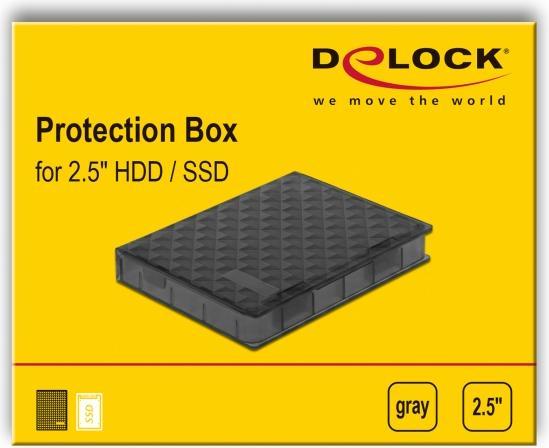 Productafbeelding Delock Beschermingsdoos voor 2,5? HDD / SSD grijs