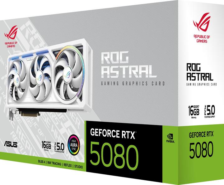 Produktbild ASUS ROG Astral GeForce RTX 5080 White (16 GB)