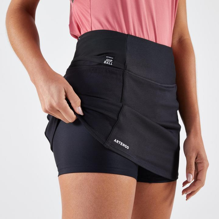Image du produit Artengo Jupe de tennis femme - TSkirt Dry Hip Ball noir (S)