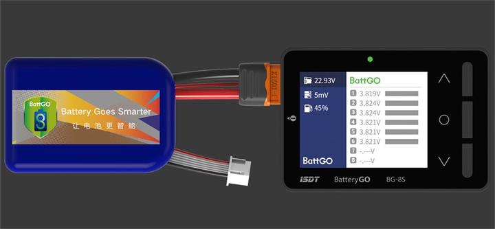 Actual product image Isdt BG-8S Smart Battery Checker