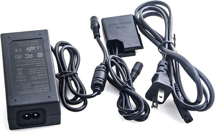Produktbild Caruba Nikon EN EL14 Volldekodierung Dummy Akku +EP 5A Netzteil (US Standard) (Kamera Akku)