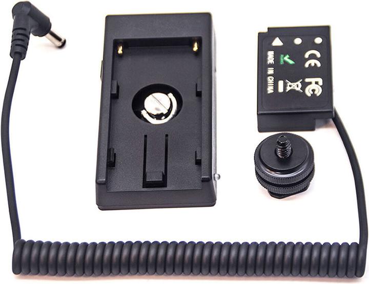 Produktbild Caruba Canon LP E17 (DR E18) Dummy Batterie + F970 Batteriezwickel (Federkabel) (Kamera Akku)