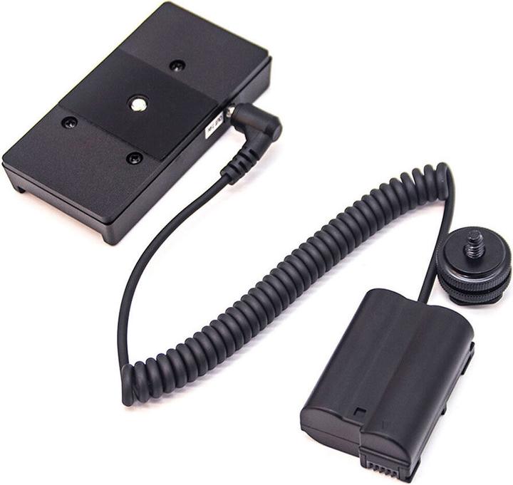 Immagine prodotto Caruba Batteria fittizia Nikon EN EL15 a decodifica completa + tassello batteria F970 (cavo a molla) (Batteria della fotocamera)