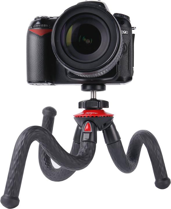 Fotopro UFO 2 noir/rouge Trépied avec téléphone & support GoPro (Matières plastiques)