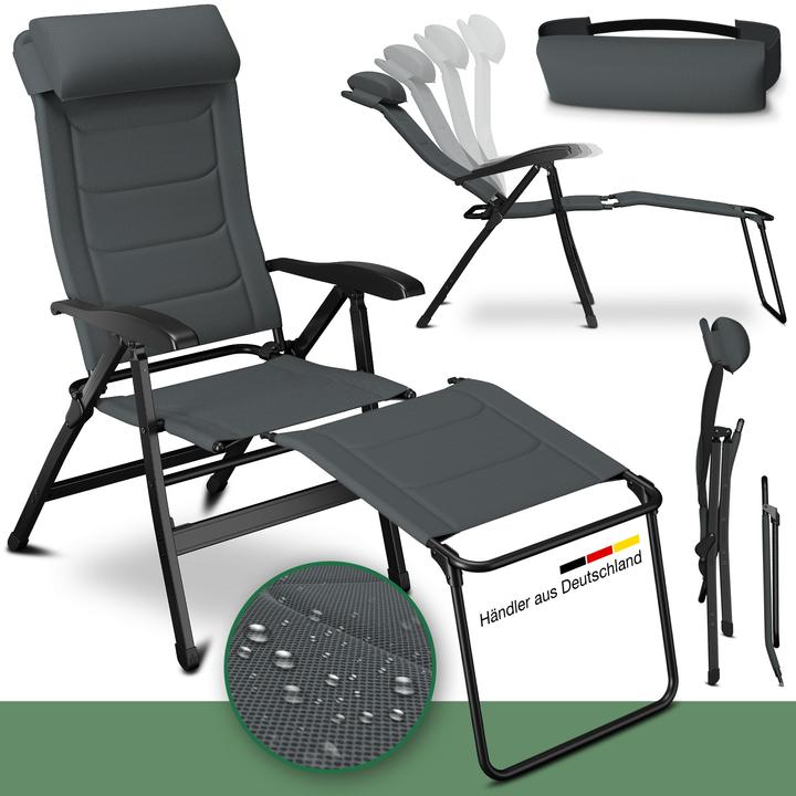 Aktivshop Klappstuhl aktiv Camping mit Beinauflage