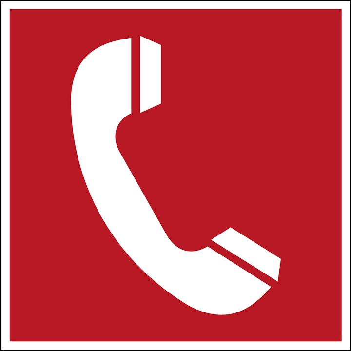 Actual product image Brady PIC 402-315*315-B7527, Fire protection labelling - Fire alarm telephone
