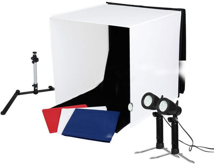 Immagine prodotto Caruba Studio fotografico portatile con lampade LED separate 60x60x60cm