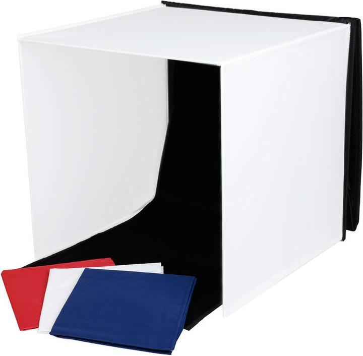 Image du produit Caruba studio photo portable avec lampes LED séparées 60x60x60cm