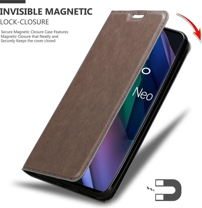 Actual product image Cadorabo Book Invis. Magnet sleeve (Oppo Find X3 Neo)