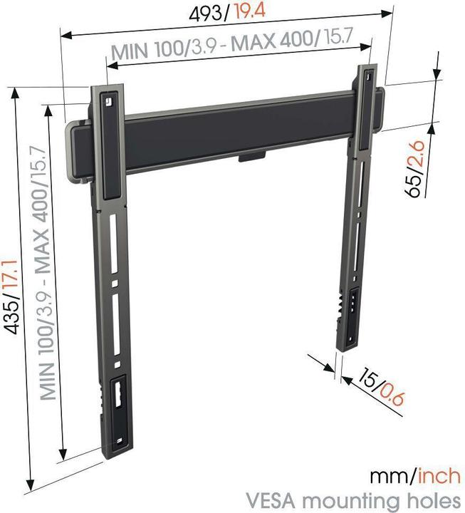 Produktbild Vogels TVM 5405 (Wand, 77", 75 kg)