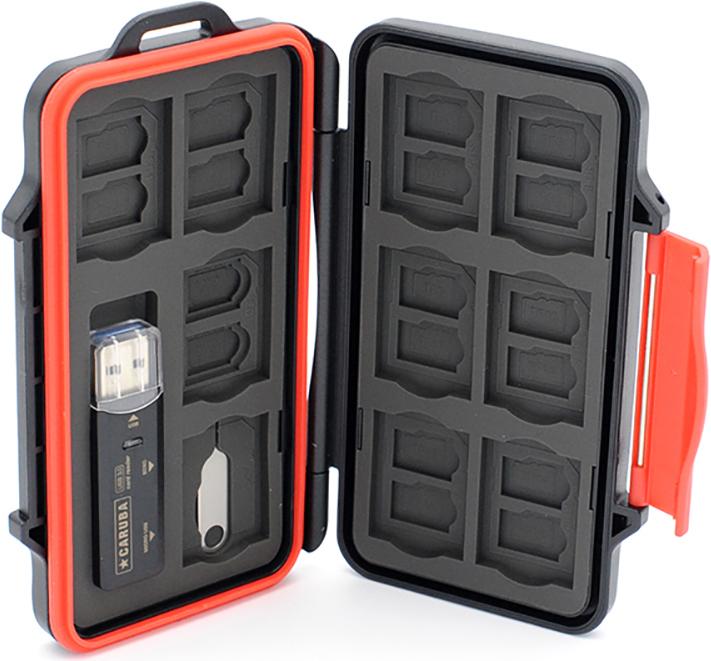 Caruba MCC-8 inkl. USB 3.0 Kartenleser (Speicherkartenhülle)
