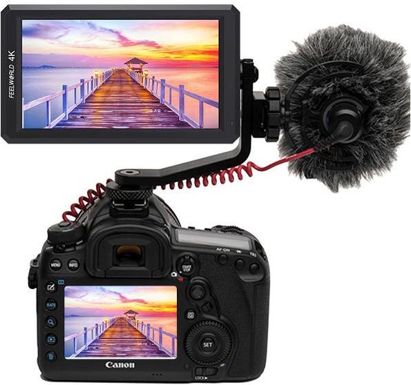 Produktbild Feelworld 5,7" 4K F6 HDMI monitor met Tilt Arm (5.70", 4K)