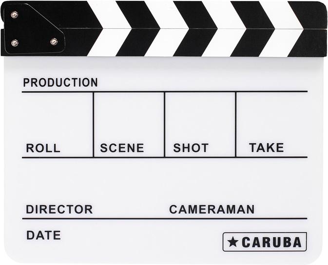 Productafbeelding Caruba Professionele Director Clapper White/Paint (whiteboard marker)