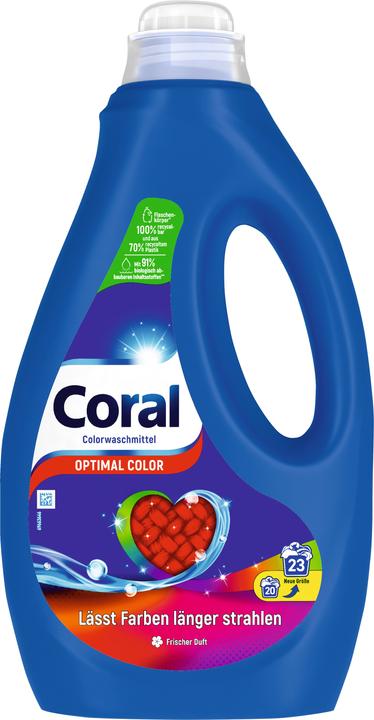 Produktbild Coral Optimal Color (23 Waschgänge, Flüssig)