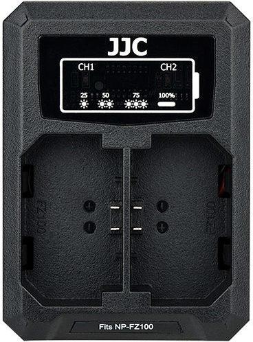 Actual product image JJC Dual Battery Charger (Camera battery charger)