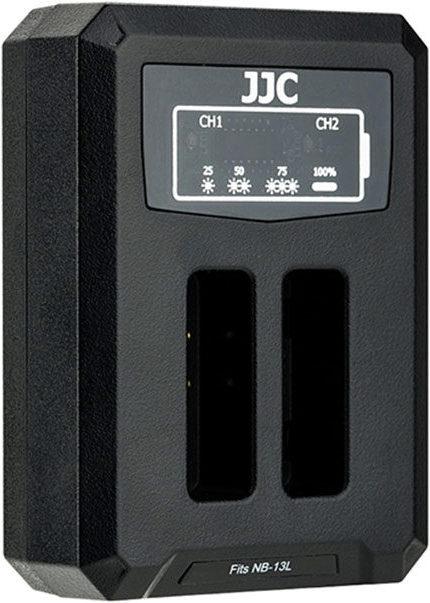 Image du produit JJC Canon DCH NB13L USB Dual BatteryCharger (voor Canon NB 13L) (Chargeur)