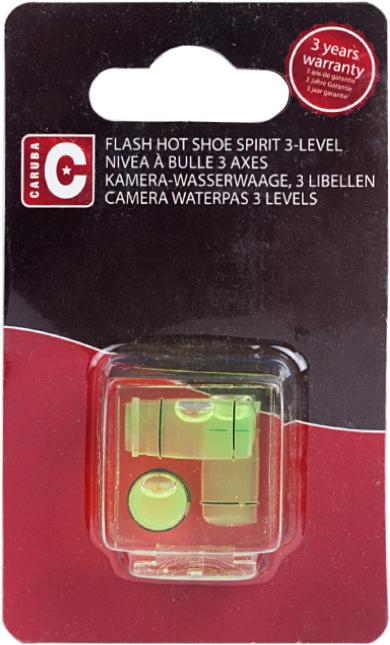 Image du produit Caruba Niveau à bulle 3 directions (pour sabot de flash/cube) (Pièces de rechange pour flash)