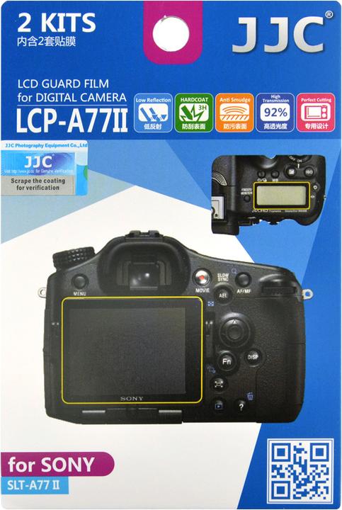 Produktbild JJC LCP A77II Screenprotector (Displayschutz, A77 II)